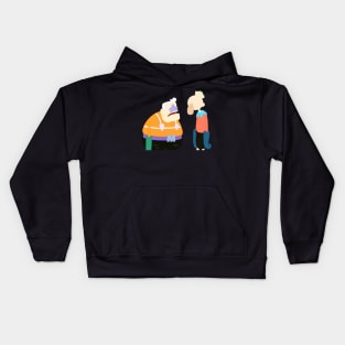 Barnacle Boy and Mermaid Man Kids Hoodie